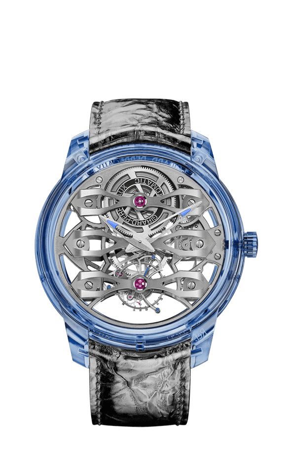 Quasar Azure Tourbillon with Three Bridges