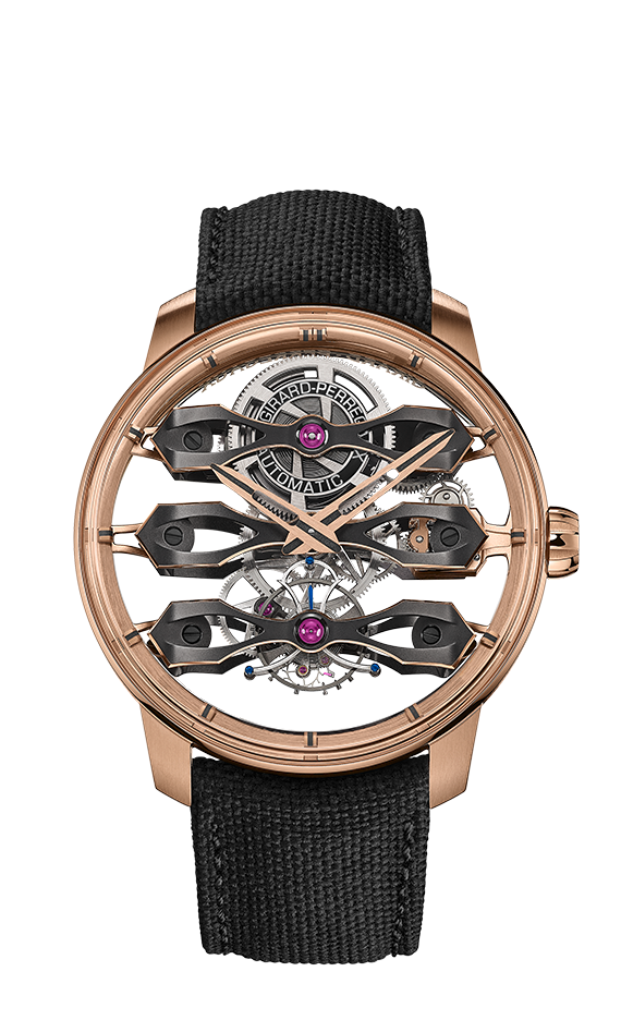Tourbillon with Three Flying Bridges