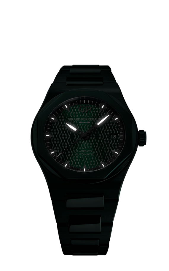 Laureato 38 mm Green Ceramic Aston Martin Edition