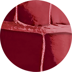 red leather - alligator