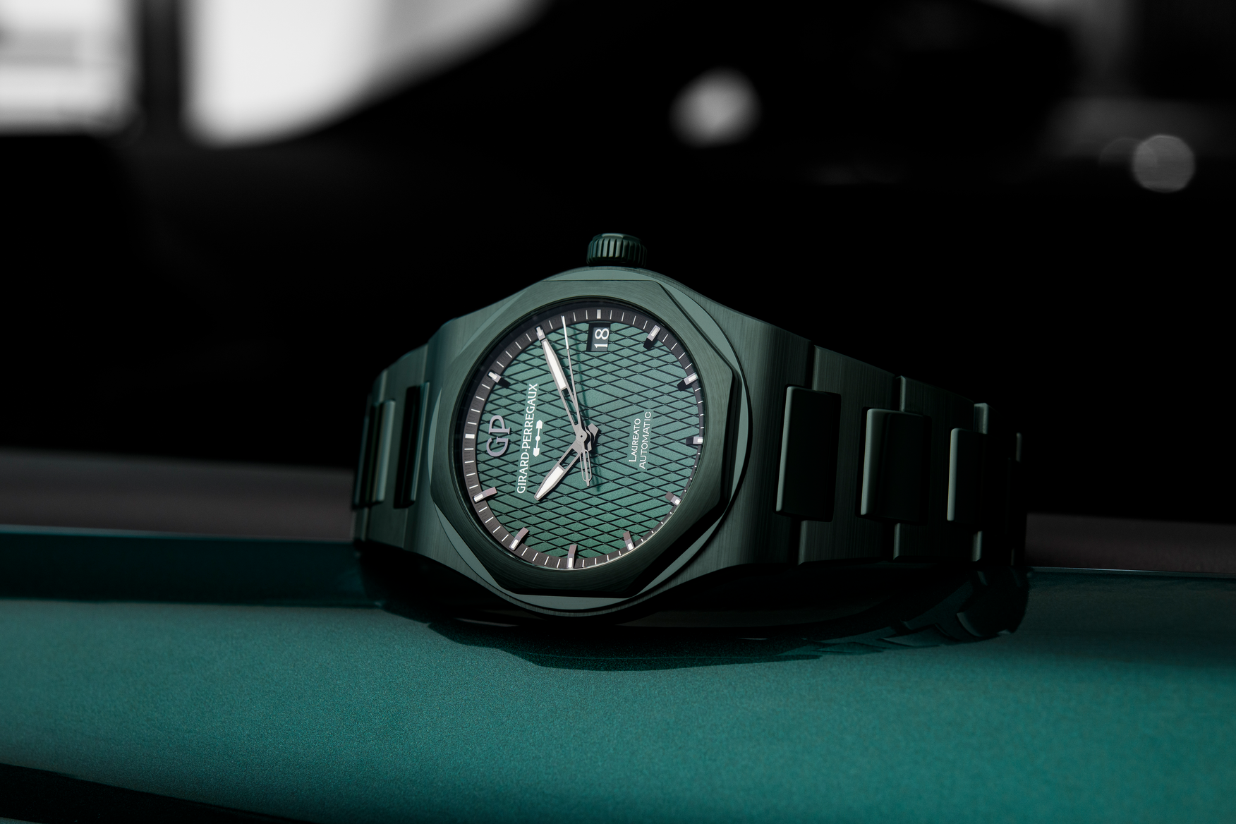 Laureato 42 mm Green Ceramic Aston Martin Edition