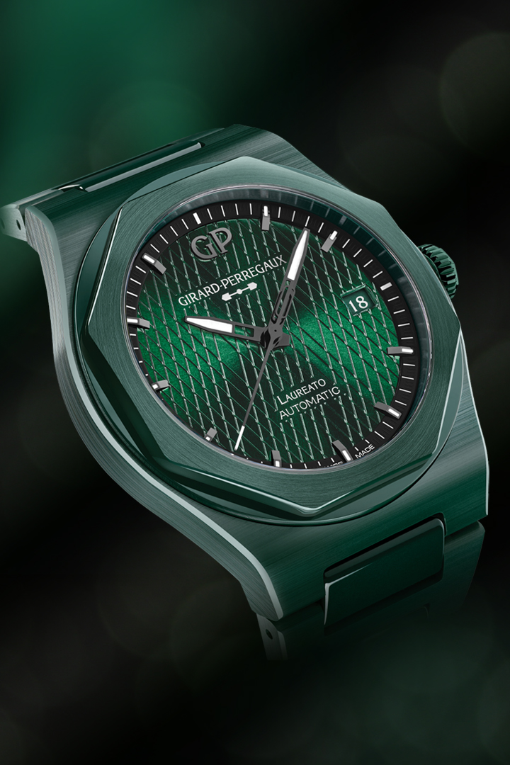 Laureato 38 mm Green Ceramic Aston Martin Edition